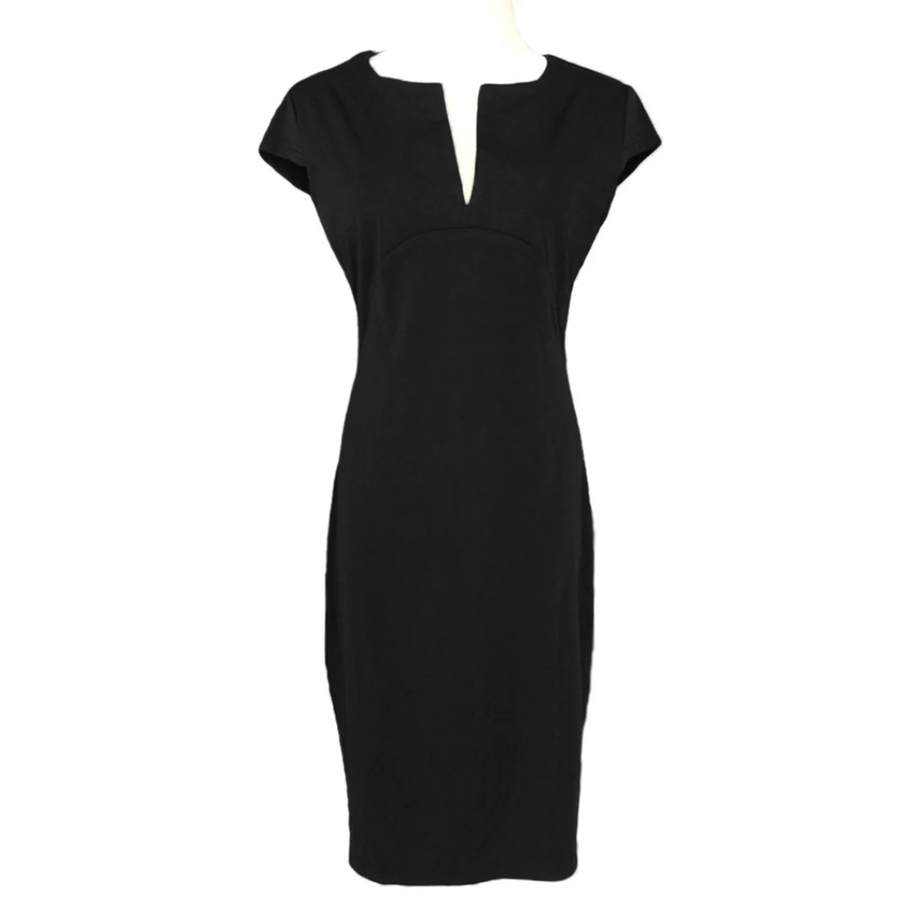 LAST ONE!! Black V-Neck Dress - Picture 4 of 6